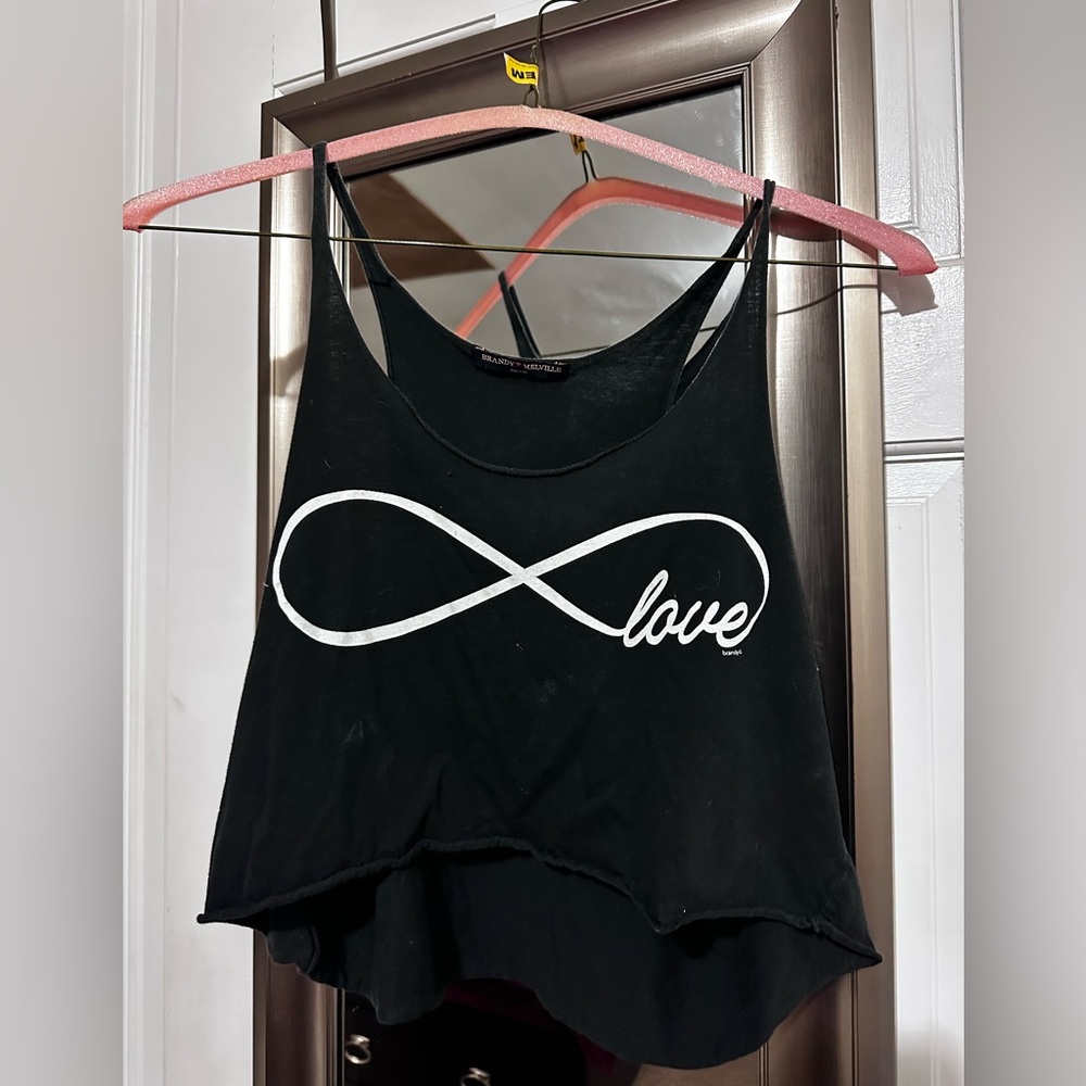Brandy Melville Love Infinity Tank